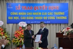 Công nhận Chủ nhiệm Câu lạc bộ các trường đại học, cao đẳng thuộc Bộ Công Thương
