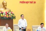 Khai mạc Phiên họp thứ 35 của Ủy ban Thường vụ Quốc hội