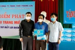 LDL tặng 30 ngàn khẩu trang cho tuyến đầu chống dịch
