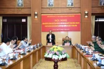 Phó Thủ tướng Trương Hòa Bình dự buổi làm việc với Quân uỷ Trung ương
