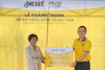 Quỹ Phát triển Tài năng Việt tặng hồ để dạy bơi cho trẻ em nghèo