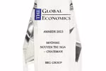 Chủ tịch BRG được The Global Economics tôn vinh “Nữ Doanh Nhân Tiêu Biểu 2023” 