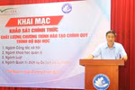 Khai mạc khảo sát chính thức đánh giá 4 chương trình ĐT của Trường ĐH Khoa học
