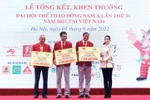 Golf Long Thành trao thưởng cho các VĐV có thành tích xuất sắc tại SEA Games 31