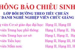 Giáo viên dễ mất tiền oan vì chứng chỉ chức danh nghề nghiệp hạng III 