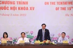 Kỳ họp thứ 5 Quốc hội khóa XV sẽ tiến hành theo hai đợt