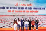 Trao giải "Biến đổi khí hậu với cuộc sống” năm 2018