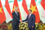 Thủ tướng Phạm Minh Chính chủ trì lễ đón Thủ tướng Singapore Lý Hiển Long