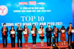 Techcombank được vinh danh Top 10 thương hiệu mạnh Việt Nam 2021
