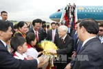 Tổng Bí thư Nguyễn Phú Trọng đã đến Thủ đô Phnom Penh