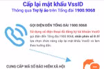 Thí điểm cấp lại mật khẩu ứng dụng VssID – Bảo hiểm xã hội số qua tổng đài
