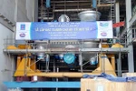 Lắp đặt Tuabin cao áp và trung áp của tổ máy số 1 Nhà máy Nhiệt điện Sông Hậu 1