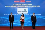 Vietcombank - Top 10 Thương hiệu mạnh Việt Nam năm 2020-2021