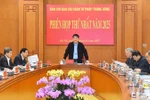 Chủ tịch nước Lương Cường chủ trì họp Ban chỉ đạo Cải cách tư pháp Trung ương