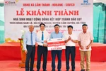 HDBank, Sovico trao tặng 3 nhà cộng đồng tránh lũ cho tỉnh Hà Tĩnh