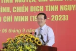 Chủ tịch nước Võ Văn Thưởng gặp gỡ, biểu dương các thế hệ thanh niên tình nguyện