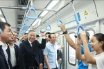 Tổng Bí thư Tô Lâm trải nghiệm thực tế Tuyến metro số 1