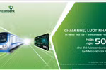 Chào mừng 50 năm Thống nhất đất nước, Vietcombank hoàn 50% vé Metro tới 450.000 VND