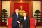 Tổng Bí thư Nguyễn Phú Trọng tiếp Tổng thống Hoa Kỳ Donald Trump ​