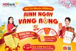 Bất ngờ trúng 1 lượng vàng SJC khi mở tài khoản HDBank