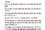 Thầy giáo thắc mắc về đáp án môn Toán trong kỳ thi quốc gia