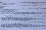 Tôi thấy đề thi Ngữ văn tốt nghiệp trung học phổ thông còn nhiều lỗi tiếng Việt