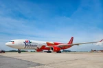 Biểu tượng Du lịch Việt Nam lên thân tàu bay lớn của Vietjet 