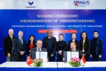 VinUni hợp tác với Đại học Quốc gia Singapore về đổi mới sáng tạo