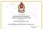 BIDV - Ngân hàng triển khai giao dịch phát hành trái phiếu ESG tốt nhất VN 2023