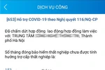 Hướng dẫn đăng ký trực tuyến nhận hỗ trợ từ Quỹ bảo hiểm thất nghiệp