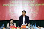 Phó Thủ tướng Vương Đình Huệ làm việc với Bộ Y tế về cơ chế một cửa 