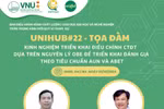UniHub sắp tổ chức tọa đàm mới về kinh nghiệm đảm bảo chất lượng giáo dục ĐH