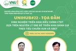 UniHub sắp tổ chức tọa đàm mới về kinh nghiệm đảm bảo chất lượng giáo dục ĐH