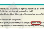 Phụ huynh thắc mắc một số vấn đề Hóa học, sách Khoa học tự nhiên lớp 6 