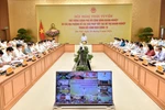 Thủ tướng chủ trì Hội nghị trực tuyến về các giải pháp hỗ trợ doanh nghiệp