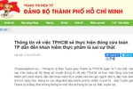 Thông tin ‘TP Hồ Chí Minh đóng cửa toàn thành phố’ là xuyên tạc, sai sự thật