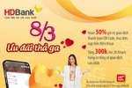 HDBank ưu đãi hàng loạt dịch vụ, quà tặng đến khách hàng dịp 8/3 