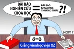 Giảng viên phải có bài báo ISSN: coi chừng bài đăng tạp chí… ma!