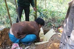 Phát hiện một thi thể trẻ sơ sinh bị vứt trong nghĩa địa