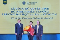 PGS.TS Nguyễn Bá Hoàng chính thức giữ chức Hiệu trưởng Trường Đại học Bà Rịa - Vũng Tàu
