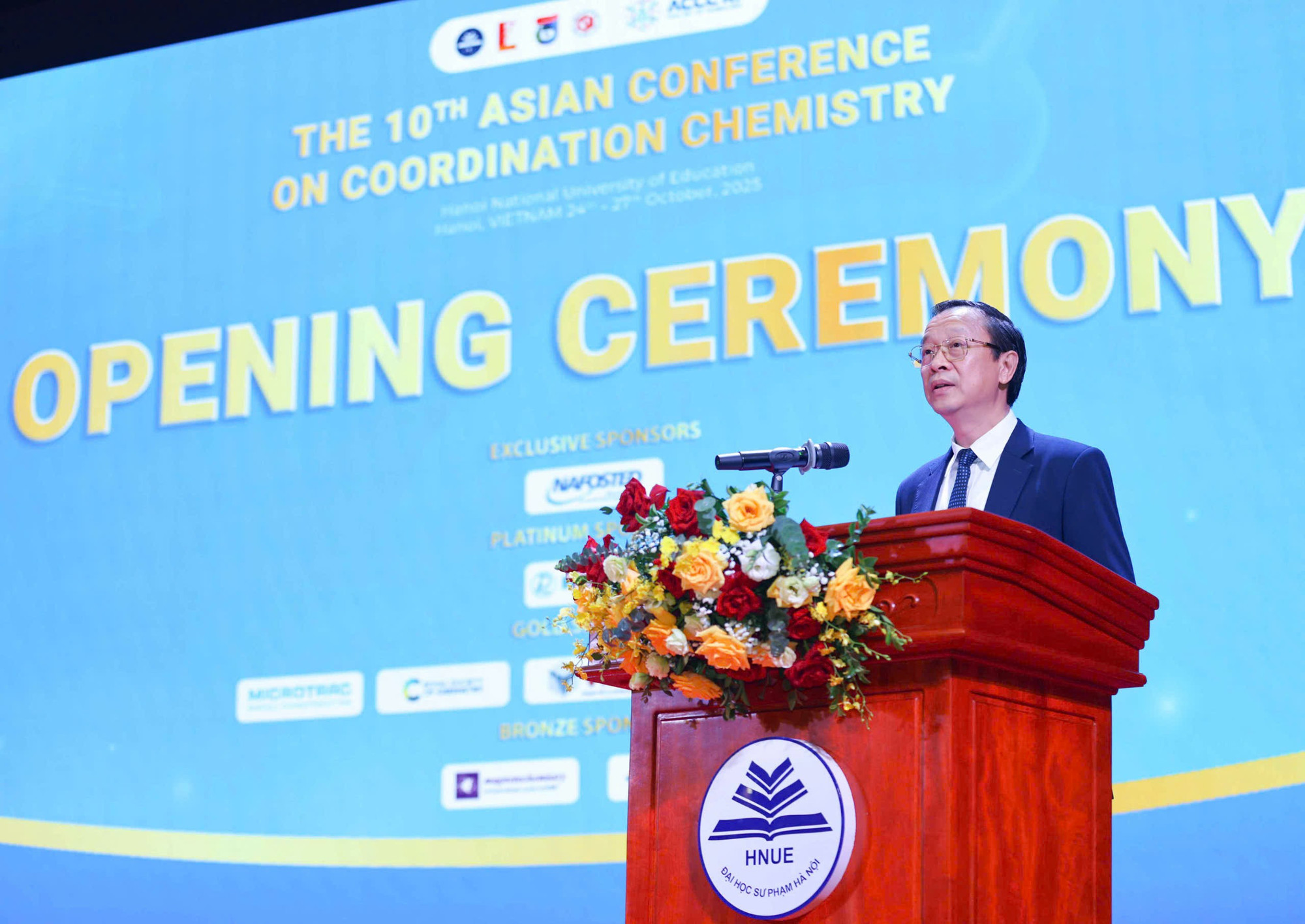 Thứ trưởng Thường trực Bộ Giáo dục và Đào tạo Phạm Ngọc Thưởng phát biểu tại sự kiện. Ảnh: NTCC. 24102025-1.jpg