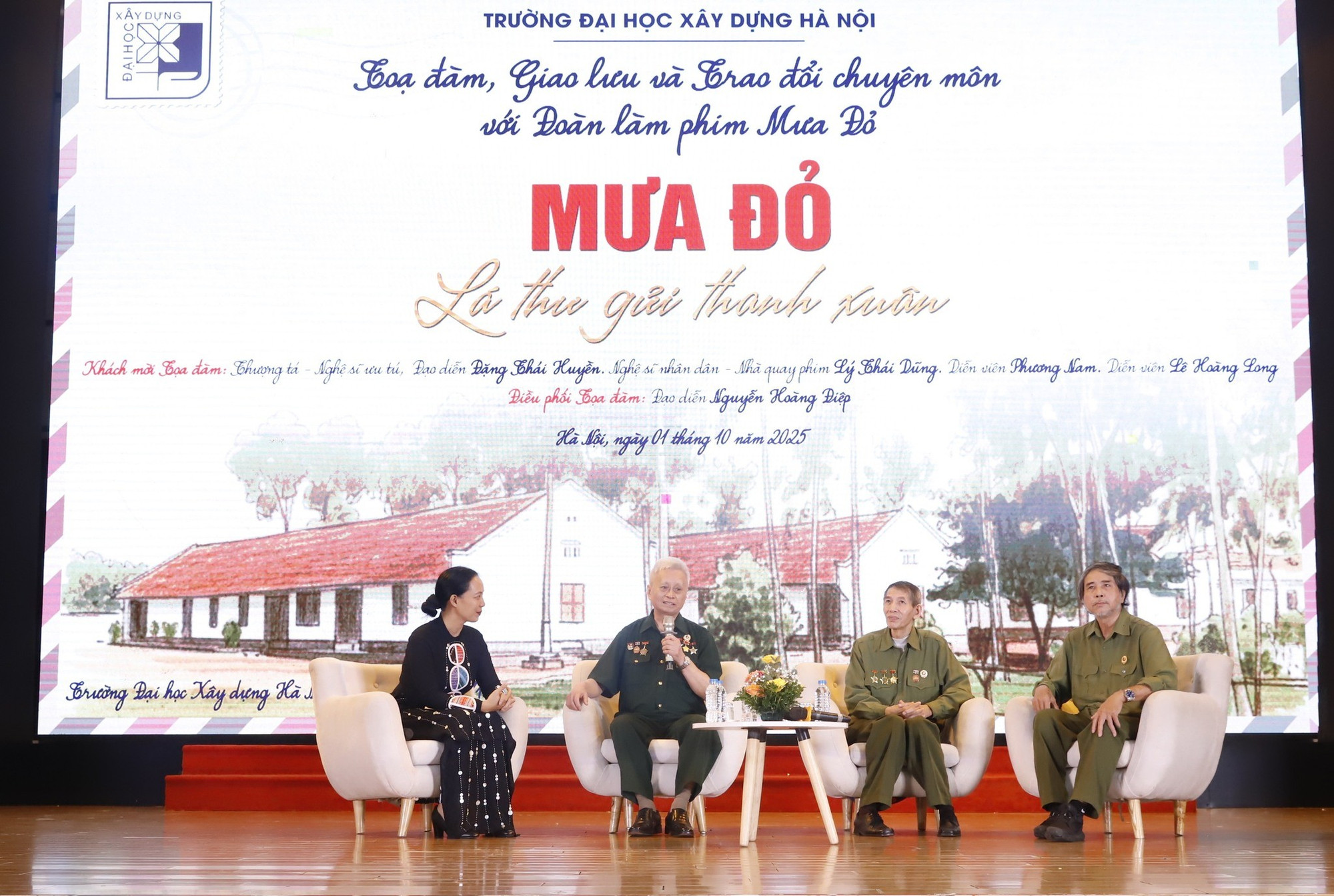 Các Thành viên Hội Cựu chiến binh Trường Đại học Xây dựng Hà Nội chia sẻ những câu chuyện xúc động về những năm tháng tuổi trẻ nơi chiến trường. 556022001-1238770754941622-851688609530170866-n.jpg