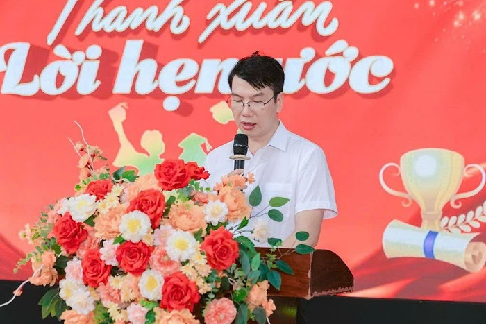 Thầy Nguyễn Ngọc Sơn - Hiệu trưởng Trường Trung học cơ sở Phúc Lợi (Hà Nội). Ảnh: website nhà trường 503844698-1144231554412761-2008945660820595567-n.jpg