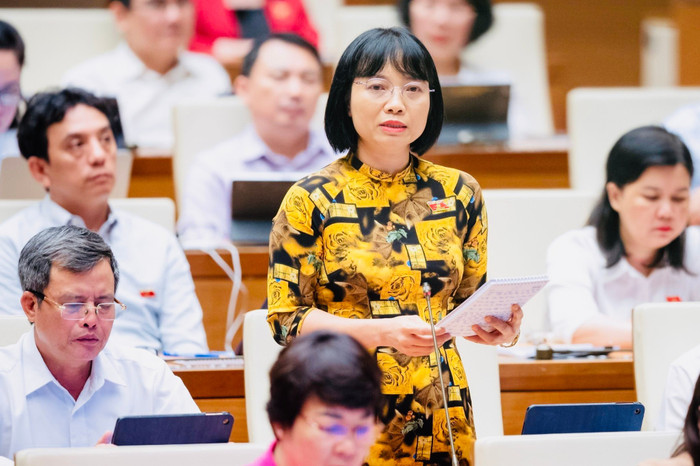 Đại biểu Nguyễn Thị Việt Nga - Phó đoàn Đại biểu Quốc hội Thành phố Hải Phòng. Ảnh: NVCC z6738059936174-644aeb3e0f893f57c5989d4ad4d6bd99.jpg