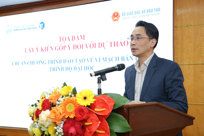 Giáo sư, Tiến sĩ Chử Đức Trình - Hiệu trưởng Trường Đại học Công nghệ, Đại học Quốc gia Hà Nội. Ảnh: website nhà trường img-2275.jpg