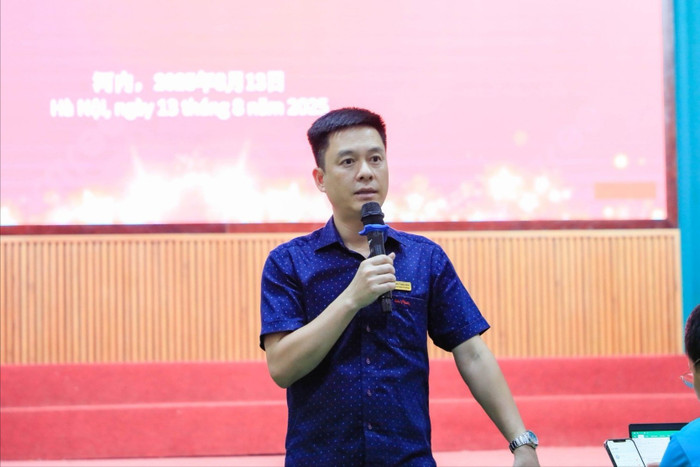 Thạc sĩ Trần Thanh Bình - Phó Hiệu trưởng Trường Cao đẳng nghề Công nghiệp Hà Nội. Ảnh: website nhà trường 532486307-24357339687289635-1694496430394380830-n-7046.jpg