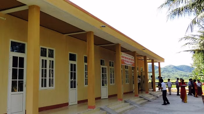 Một khu nhà công vụ của giáo viên. (Ảnh: Báo điện tử Chính phủ)