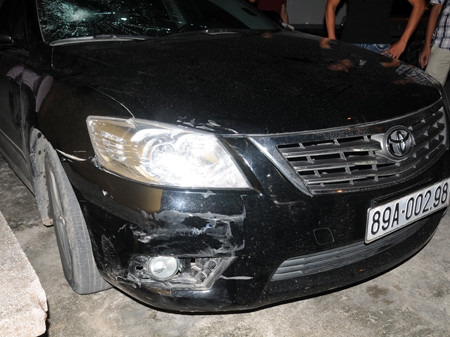 Chiếc xe Camry được xác định là do Nguyễn Đức Hải điều khiển Chiếc xe Camry được xác định là do Nguyễn Đức Hải điều khiển