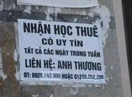 Học thuê đã trở thành một "dịch vụ"