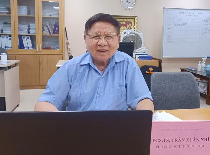 Phó Chủ tịch Thường trực Hiệp hội Các trường đại học, cao đẳng Việt Nam Trần Xuân Nhĩ